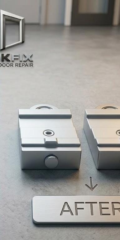 Roller Replacement after repair by Quick Fix Doors in Miami-Dade